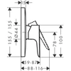 Kép 2/2 - Hansgrohe Talis E zuhanycsaptelep 71765000