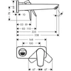 Kép 2/2 - Hansgrohe Talis E fali mosdócsaptelep 71734000