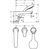 Kép 2/2 - Hansgrohe Talis E 3-lyukú kádcsaptelep 71730000