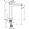 Kép 2/2 - Hansgrohe Talis E mosdócsaptelep 71717000