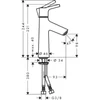 Kép 2/2 - Hansgrohe Talis S mosdócsaptelep 72021000