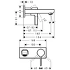 Kép 2/2 - Hansgrohe Metris S mosdócsaptelep színkészlet 31162000