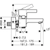 Kép 2/2 - Hansgrohe Metris S kádcsaptelep 31460000