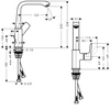 Kép 2/2 - Hansgrohe Metris mosdócsaptelep 230 31087000