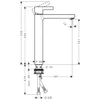 Kép 2/2 - Hansgrohe Metris S mosdócsaptelep 31023000