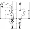 Kép 2/2 - Hansgrohe Metris Select egykaros mosogató csaptelep 14883800