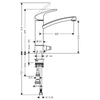 Kép 2/2 - Hansgrohe Focus mosogató csaptelep szeleppel 31803000