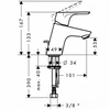 Kép 2/2 - Hansgrohe Focus mosdócsaptelep 31730000