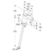 Kép 2/2 - Kludi PURE&EASY mosdó csaptelep  370280565 leeresztő nélkül