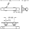 Kép 2/2 - Tres Max-Tres egykaros fali termosztátos zuhany csaptelep króm 06116201