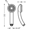 Kép 2/2 - Tres Zuhanyfej Eco Antical króm 9134725