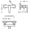 Kép 2/2 - Tres Class Zuhany csaptelep 20516701