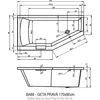 Kép 3/3 - Riho GETA JOBB PLUG & PLAY, 170x90 cm, Jobbos kád B031009005