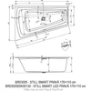 Kép 3/3 - Riho STILL SMART JOBB PLUG & PLAY, 170x110 cm, Jobbos kád B101008005