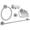 Kép 1/2 - Grohe Essentials Master fürdőszobai kiegészítő szett 5 in 1 supersteel 40344DC1