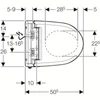 Kép 4/6 - Geberit AquaClean 4000 146.130.11.2 Bidé funkciós wc ülőke