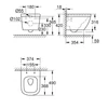 Kép 2/2 - Grohe Euro Ceramic Compact perem nélküli fali wc 39206000