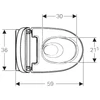 Kép 4/4 - Geberit AquaClean - Elektronikus bidé Mera Classic függő, fehér / fényes króm 146.202.21.1