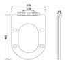 Kép 2/2 - Wellis Bella soft closing wc ülőke,WF00038