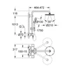 Kép 2/2 - GROHE Rainshower  termosztátos zuhanyrendszer 27967000