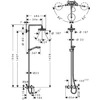 Kép 2/2 - Hansgrohe Croma Select S 180 2jet showerpipe zuhanyrendszer  27351400