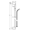 Kép 2/2 - Hansgrohe Unica'Crometta zuhanyrúd 0,90m 27614 000 (27614000)