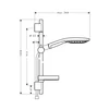 Kép 2/2 - Hansgrohe Raindance Select S150 Unica s Puro zuhanyszett 0,90m 27803000