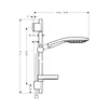 Kép 2/2 - Hansgrohe Raindance Select S 150 Unica S Puro zuhanyszett 0,65 m 27802000