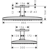 Kép 2/2 - Hansgrohe Rainmaker Select 460 3jet fejzuhany fehér/króm 24006400