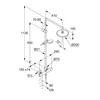 Kép 2/2 - KLUDI LOGO THERMOSTAT DUAL SHOWER SYSTEM zuhanyrendszer 6809405-00