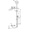 Kép 2/2 - Tres Lex Tres termosztátos zuhanyszett 190385