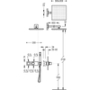 Kép 2/2 - Tres exclusive 2 irányú termosztatikus zuhanyrendszer 20725201