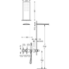 Kép 2/2 - Tres exclusive 2 irányú termosztatikus zuhanyrendszer 20725202