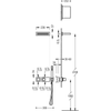 Kép 2/2 - Tres exclusive 2 irányú termosztatikus zuhanyrendszer 20725203