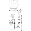 Kép 2/2 - Tres exclusive 3 irányú termosztatikus zuhanyrendszer 20725304