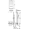 Kép 2/2 - Tres exclusive 3 irányú termosztatikus zuhanyrendszer 20725309