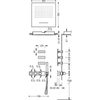 Kép 2/2 - Tres exclusive 4 irányú termosztatikus zuhanyrendszer 20725402
