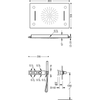 Kép 2/2 - Tres exclusive 4 irányú termosztatikus zuhanyrendszer 20725404
