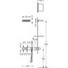 Kép 2/2 - Tres exclusive 2 irányú termosztatikus zuhanyrendszer 20735203