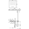 Kép 2/2 - Tres exclusive 3 irányú termosztatikus zuhanyrendszer 20735303