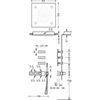 Kép 2/2 - Tres exclusive 3 irányú termosztatikus zuhanyrendszer 20735304