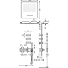 Kép 2/2 - Tres exclusive 4 irányú termosztatikus zuhanyrendszer 20735402