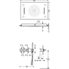 Kép 2/2 - Tres exclusive 4 irányú termosztatikus zuhanyrendszer 20735404