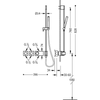 Kép 2/2 - Tres exclusive 4 irányú termosztatikus zuhanycsaptelep 4 irányú 20735492