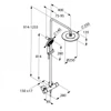 Kép 2/2 - Kludi Freshline thermostat dual shower system zuhanyrendszer 6709205-00