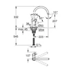 Kép 2/2 - Grohe BauLoop egykaros mosogatócsaptelep 31368001