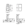 Kép 2/2 - AREZZO design Indiana kombi wc alsós/hátsó kifolyású AR-102