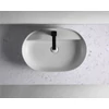 Kép 4/5 - AREZZO design TERRAZZO márvány mosdópult 60/46/2 fehér matt AR-168538