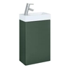 Kép 1/4 - AREZZO design MINI 40 1 ajtós matt zöld (alsószekrény + mosdó) AR-168993