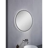 Kép 2/4 - AREZZO design SHARON kerek 60 LED tükör, fekete AR-168121